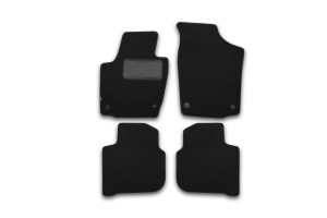 16023977 Коврики в салон Premium SKODA Rapid 2012-, сед., 4 шт.текстиль KVR03451722110kh Klever