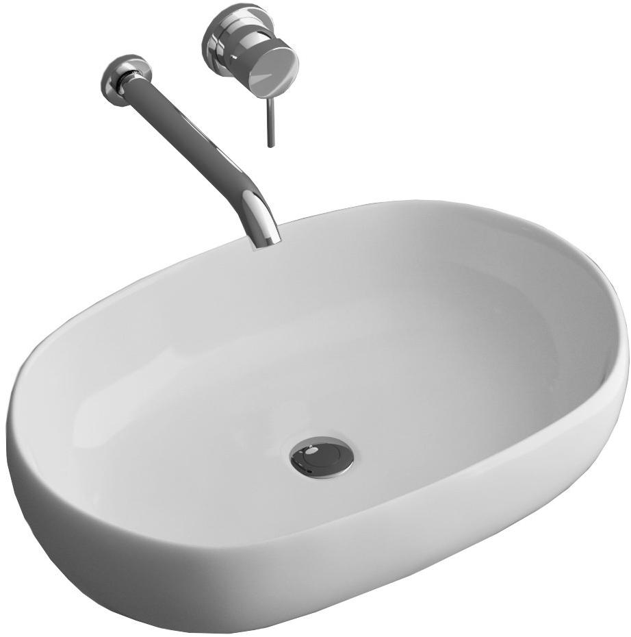 GR-3015 Накладная раковина на столешницу  прямоугольная Grossman  - Вид №1