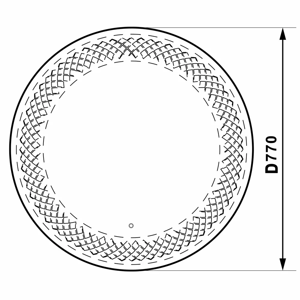 Зеркало Liberty ø77 см цвет LED Santreyd STLM-2181743 - Вид №6