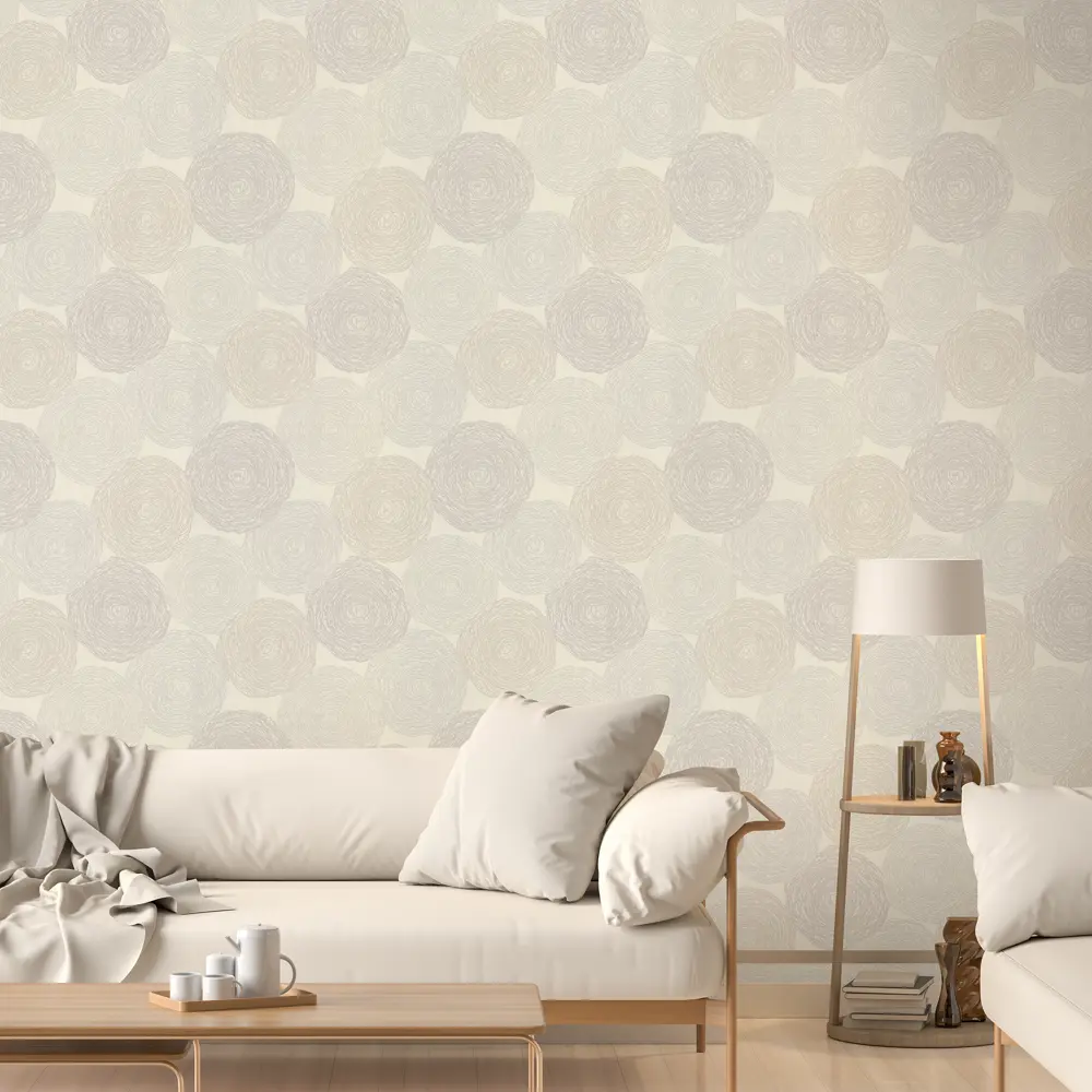 Обои флизелиновые Аспект ру Эмма бежевые 1.06 м 70398-12 STLM-2016641 - Вид №2