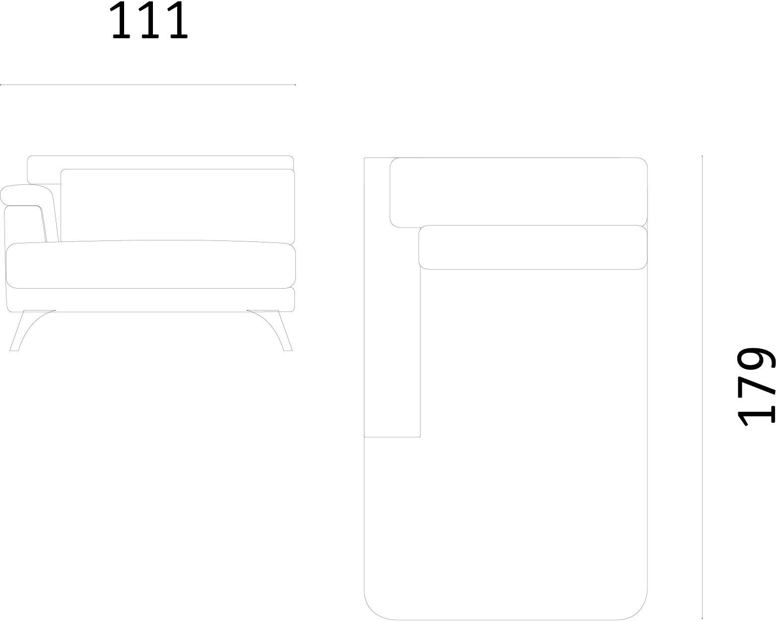 Febal Casa Мягкий тканевый диван с шезлонгом sun-id-1377887 - Вид №21