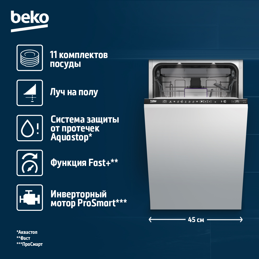 5360286 Встраиваемая посудомоечная машина Beko BDIS38121Q STDN-0117903 - Вид №13