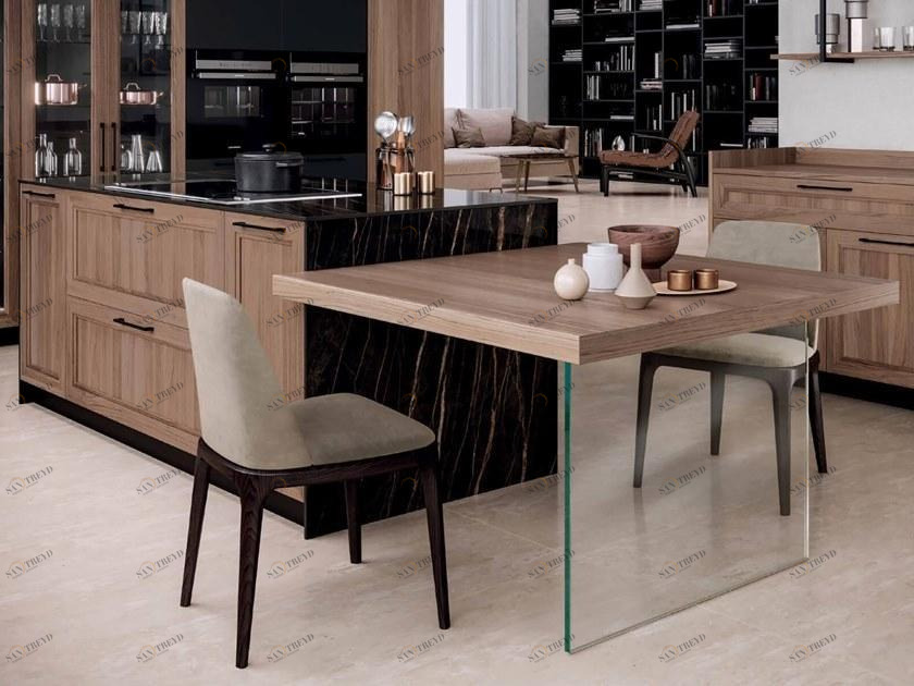 Composit Деревянная кухня с островом Marilyn sun-id-1474605