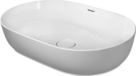 0379602100 Накладная раковина на столешницу  овальная Duravit Luv - Вид №1