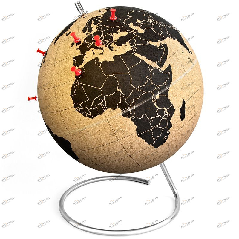 Пробковый глобус для путешественников SUCK UK SKCORKGLOBE1
