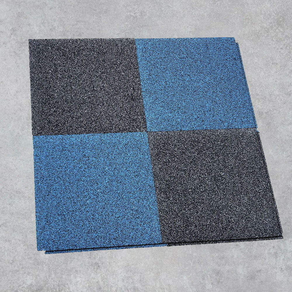 Плитка с соединением "Язык-паз" серая. Резиновое покрытие ЭКОПРОФИТ ПСЕ001 - Вид №4