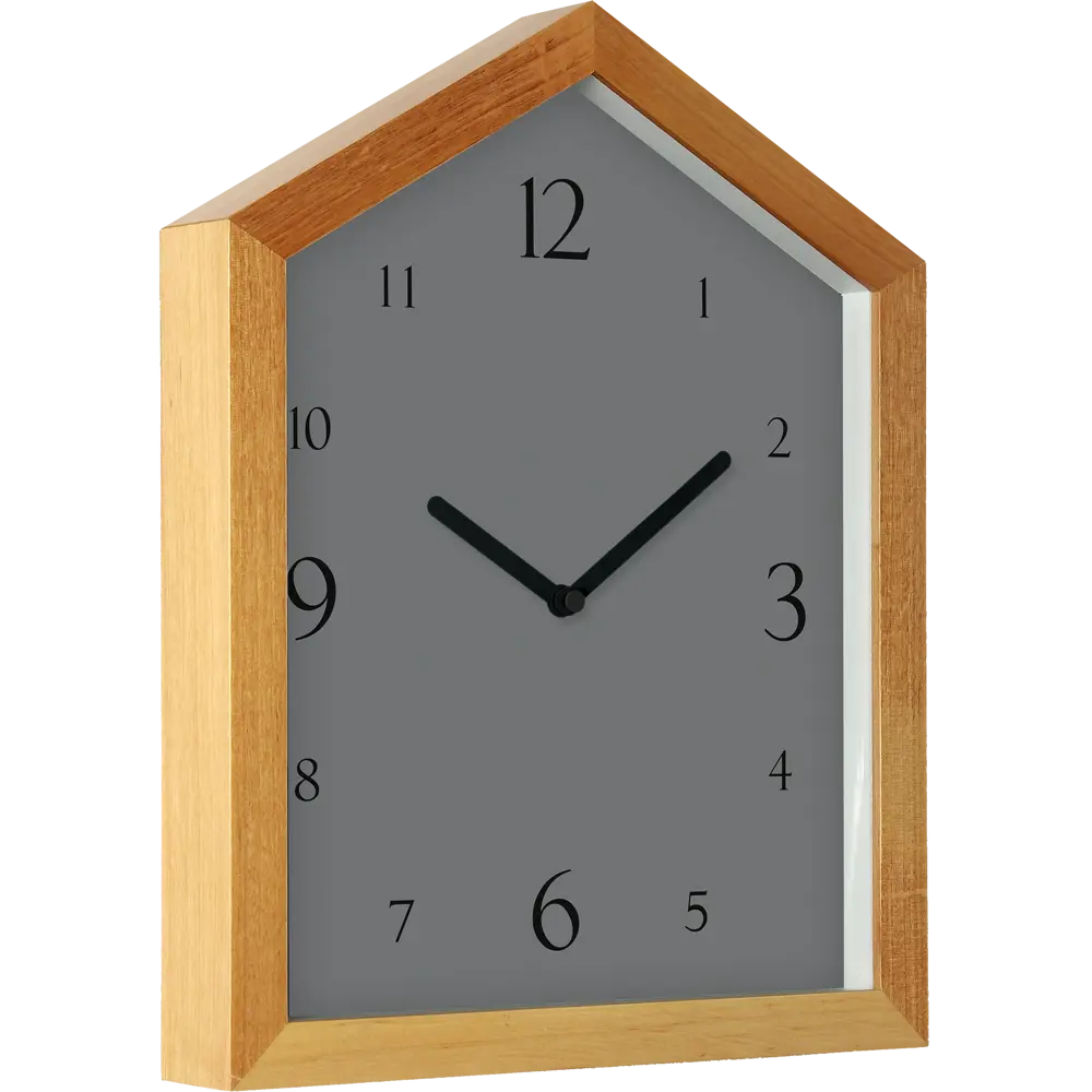 Часы настольные «Домик» 25х30 см цвет серый TROYKATIME STLM-2034979 - Вид №2