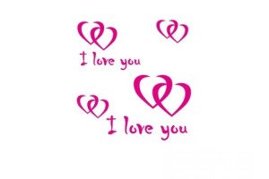 16511891 Виниловый трафарет I LOVE YOU WA-085 STMDECOR