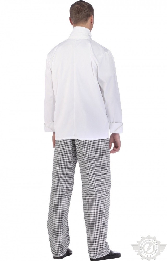 66022 Куртка поварская "Люкс" двубортная  Повар  размер 48-50/182-188 Спецодежда  - Вид №10