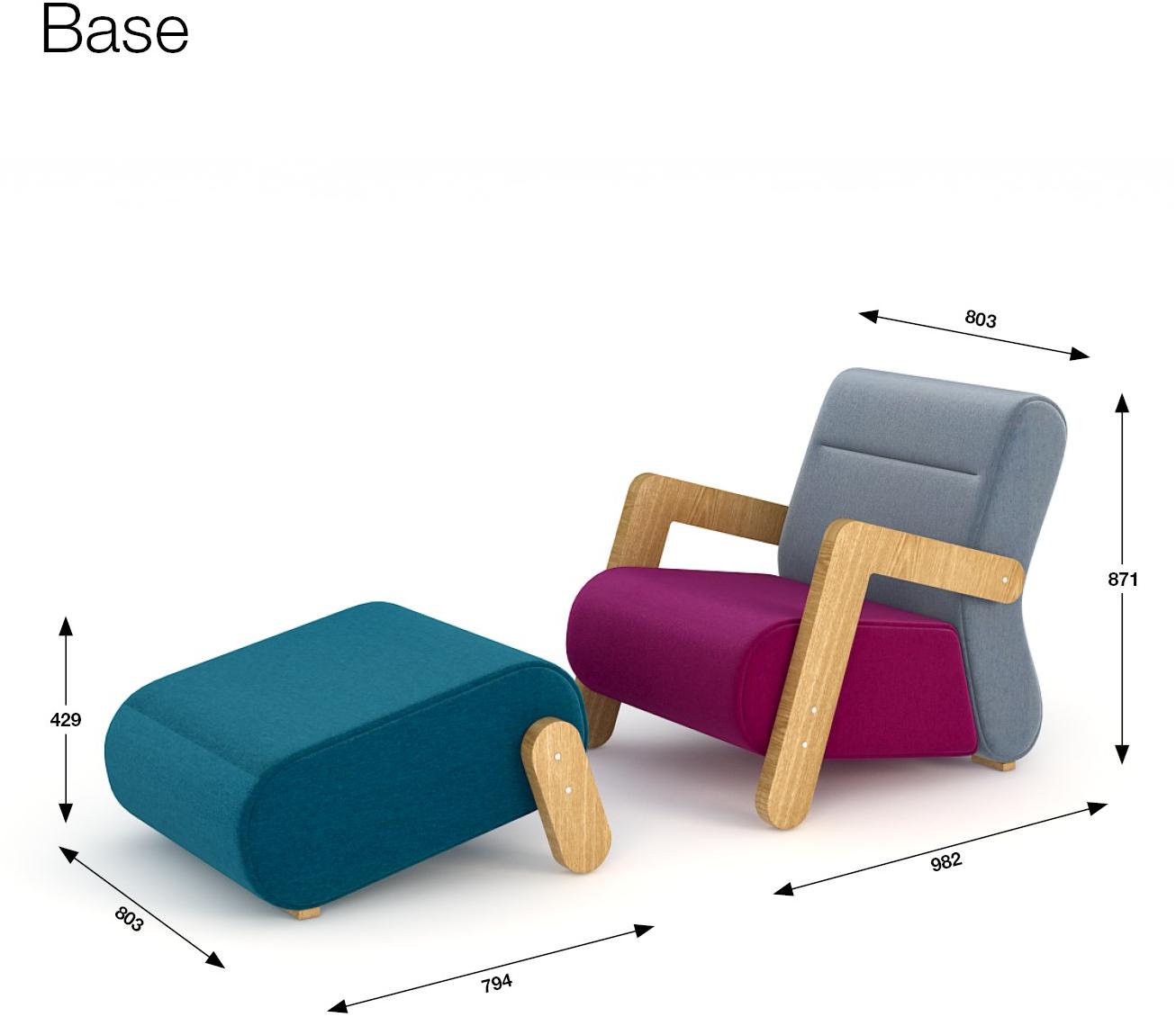 Mikomax Smart Office Кресло из шерсти с подставкой для ног sun-id-1440552 - Вид №7