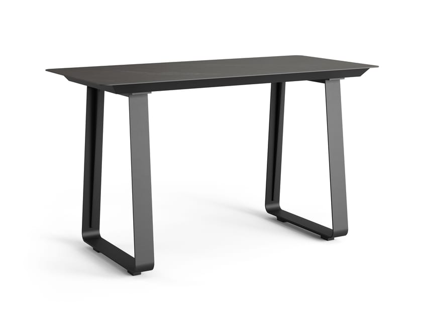 Керамический прямоугольный высокий садовый стол Jati Kebon Elko ARCH-00104959