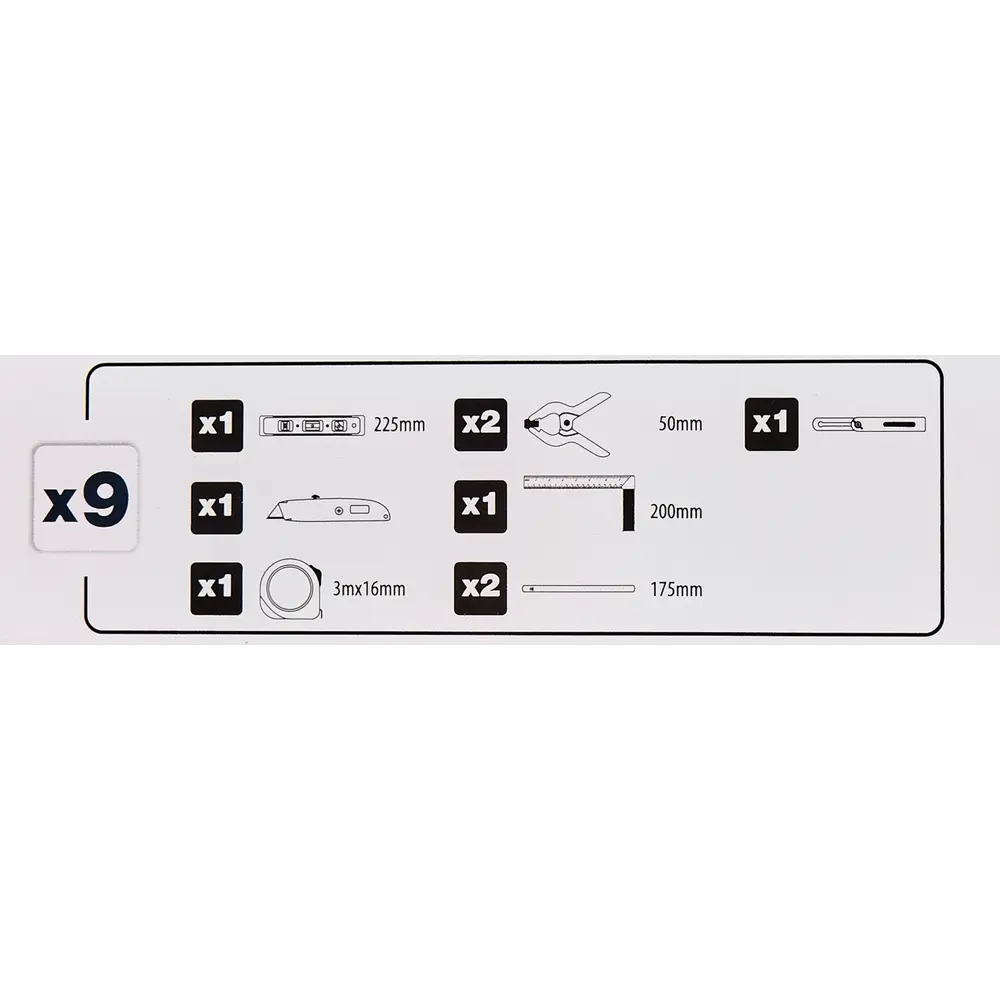 Набор инструментов, в кейсе, 9 шт Santreyd STLM-2073522 - Вид №3