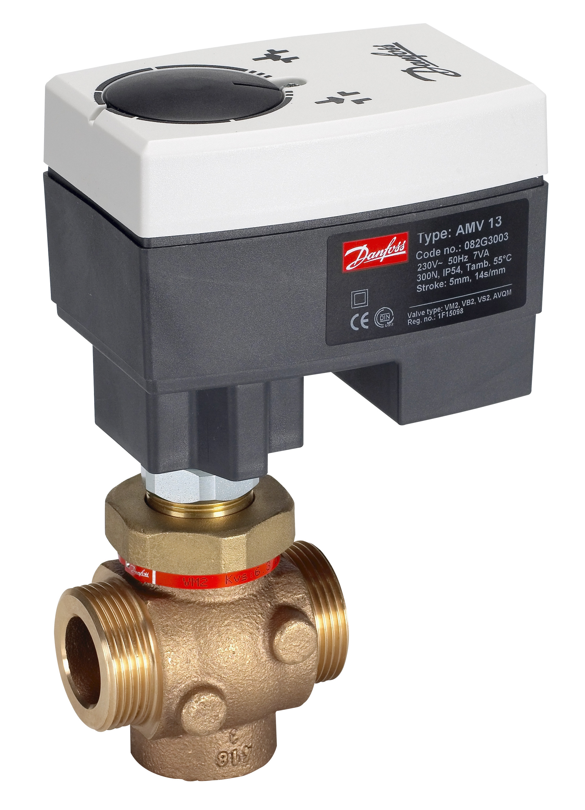 Danfoss Клапан регулирующий VM 2 с наружной резьбой Клапан регулирующий VM2 Ду 32/10 065B2018  - Вид №14
