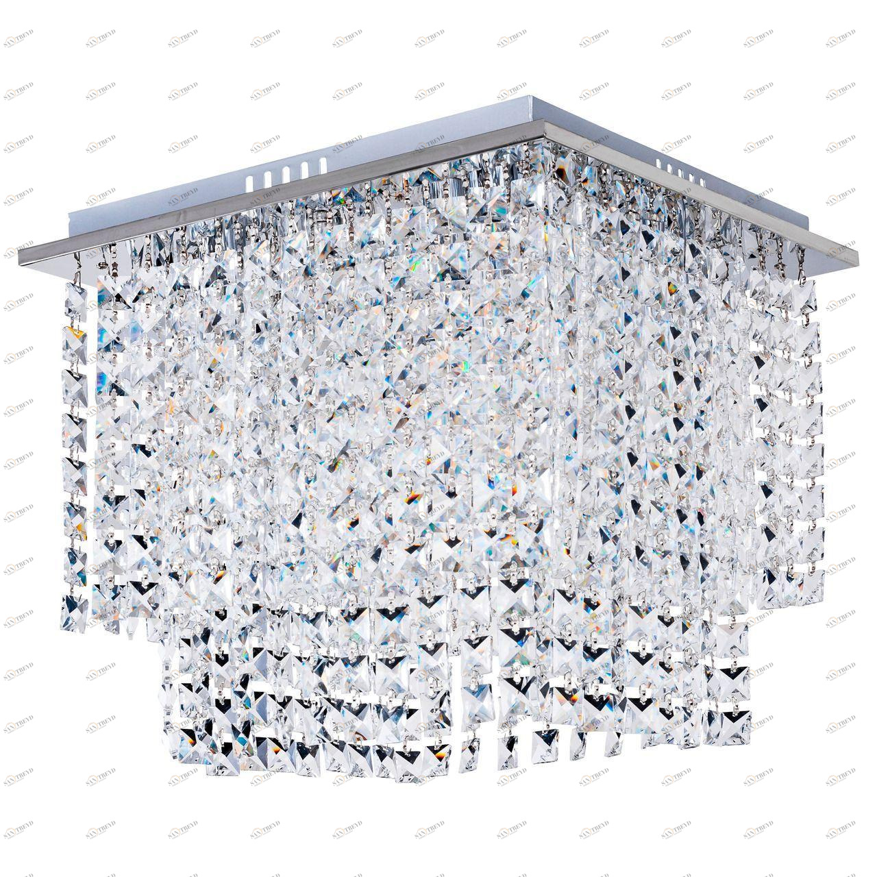 Дизайнерский потолочный светильник Spot Light Euphoria 5970328 SPOT LIGHT ДИЗАЙНЕРСКИЕ, КАСКАДНЫЕ 103120 Прозрачный;хром 