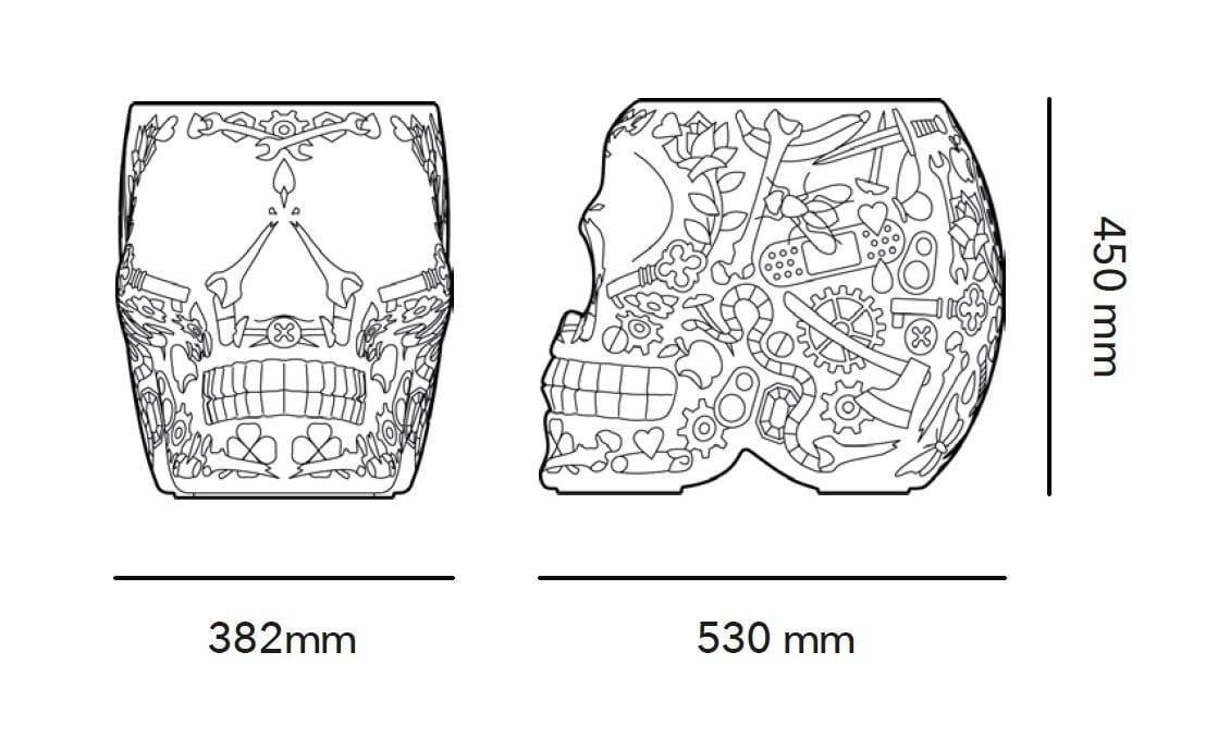 Табурет / журнальный столик из полиэтилена Qeeboo Мексика ARCH-00104679 - Вид №11