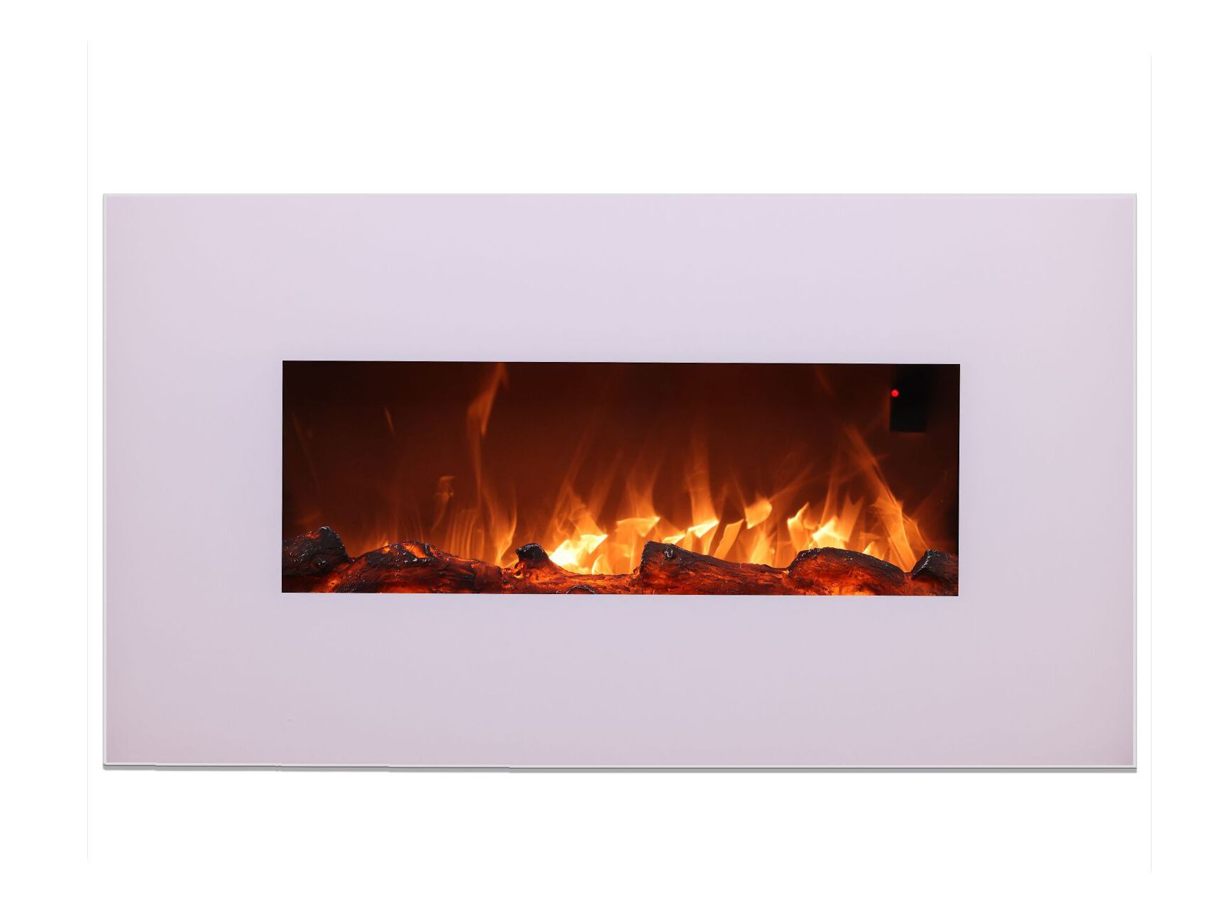 Настенный электрический стальной и стеклянный камин SINED MONTE BIANCO ARCH-00043215