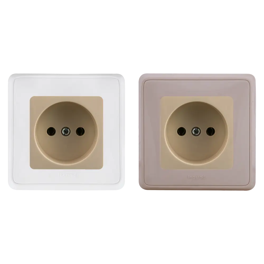 Розетка встраиваемая Legrand Cariva без заземления, цвет слоновая кость STLM-2205668 - Вид №1