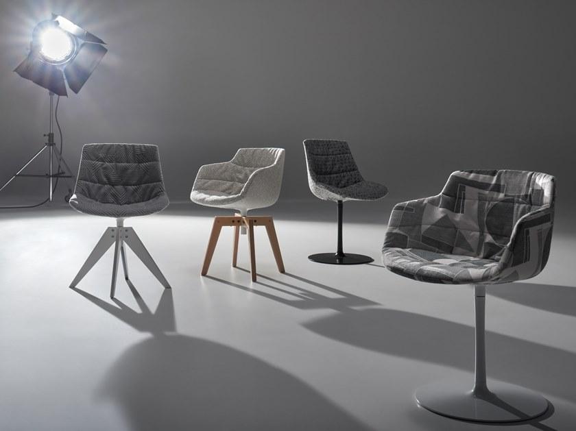 MDF Italia Вращающийся стул обитый тканью на жердочке Flow sun-id-1430887 - Вид №9