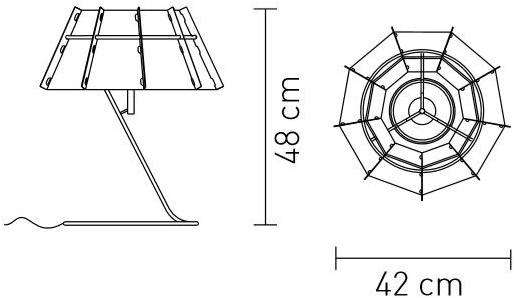 Slamp Настольная лампа Chapeau sun-id-1378823 - Вид №3