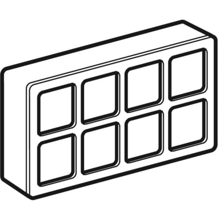 242.555.00.1 Фильтр из активного угля Geberit тип 1 Geberit  - Вид №1