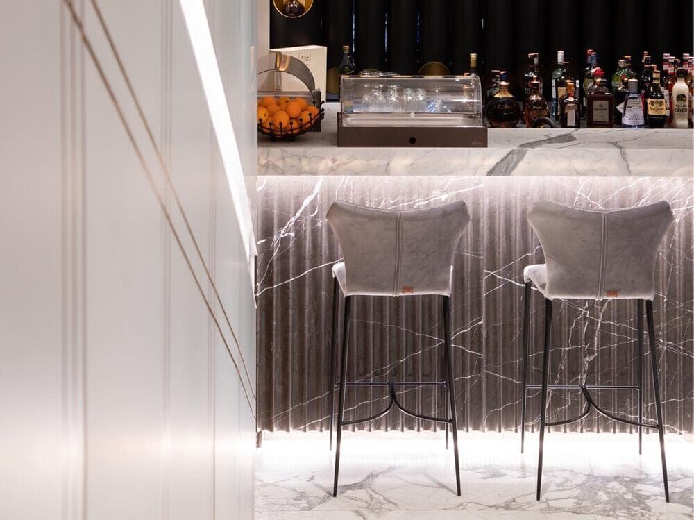 Стальной барный стул со спинкой ABLE Альберт ARCH-00148620 - Вид №5