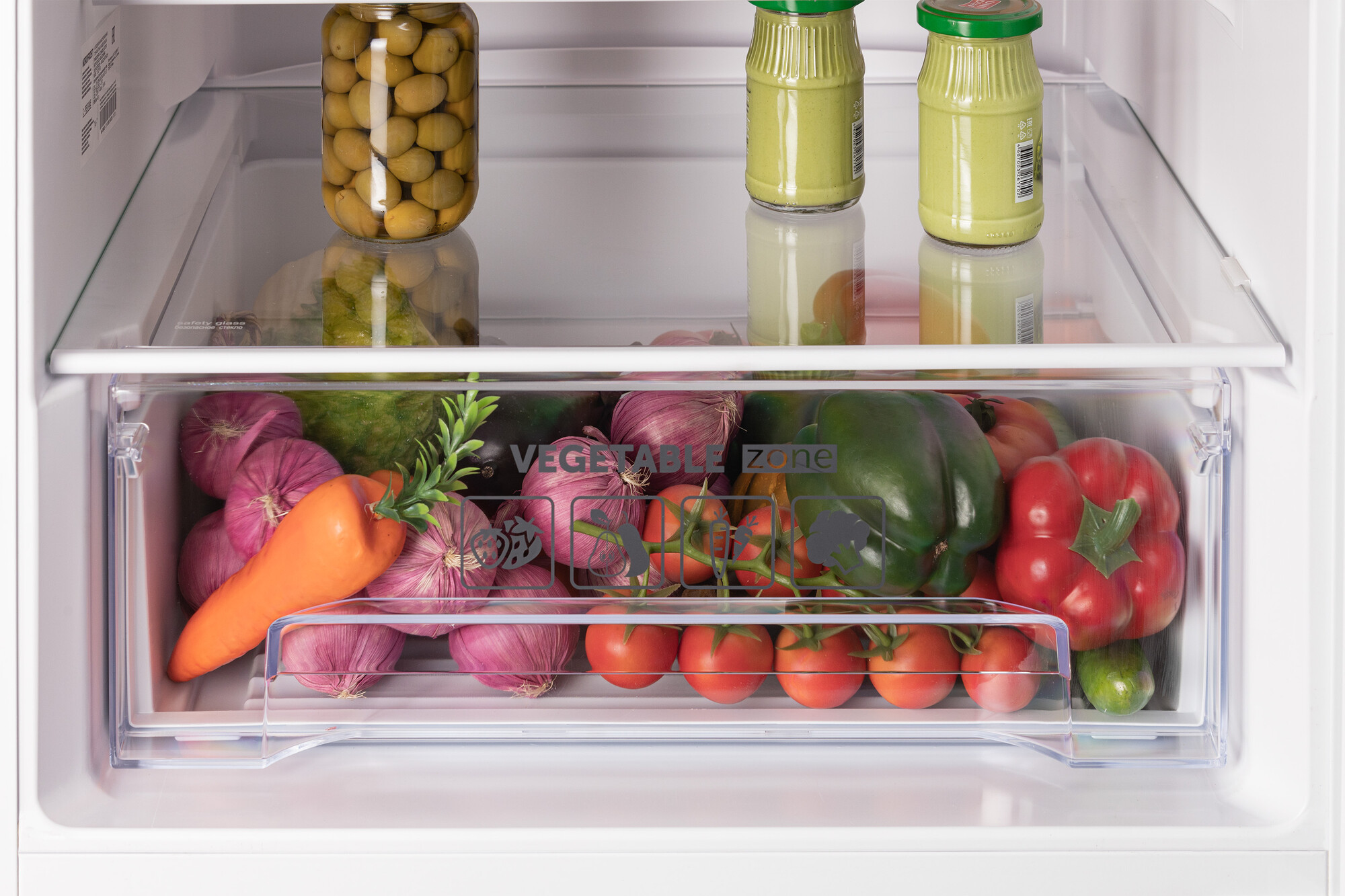 9070793 Холодильник с морозильником   Nordfrost NRG 152 W белый STDN-0064184 - Вид №3