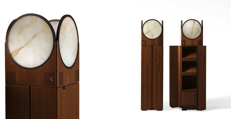 Giorgetti Деревянный буфет со встроенными динамиками sun-id-1495048 - Вид №1