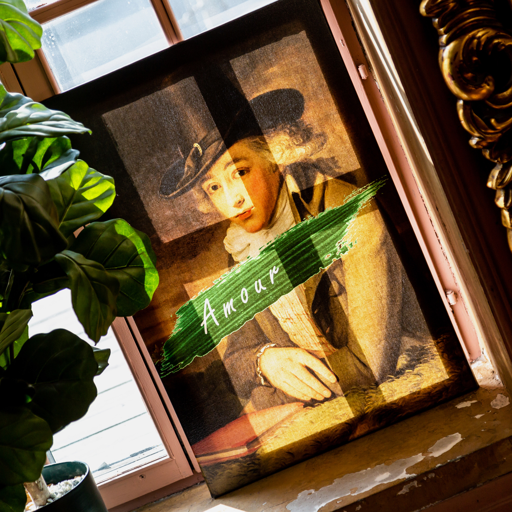 30101901 Арт-портрет «Amour» (холст, галерейная натяжка) Object Desire  - Вид №1