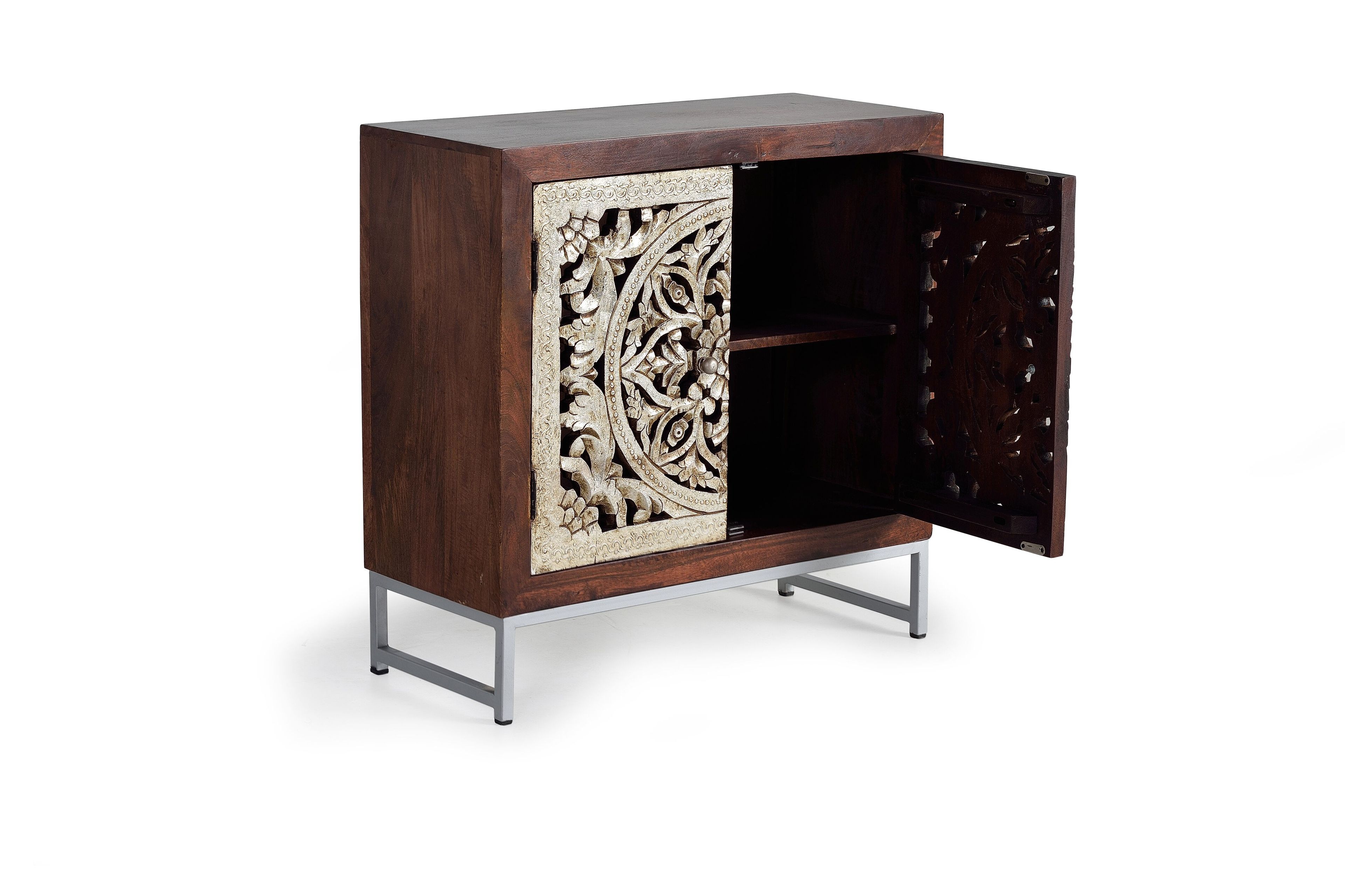 Шкаф с золотым листом с распашными дверями Giner y Colomer 1264 ARCH-00033307 - Вид №2