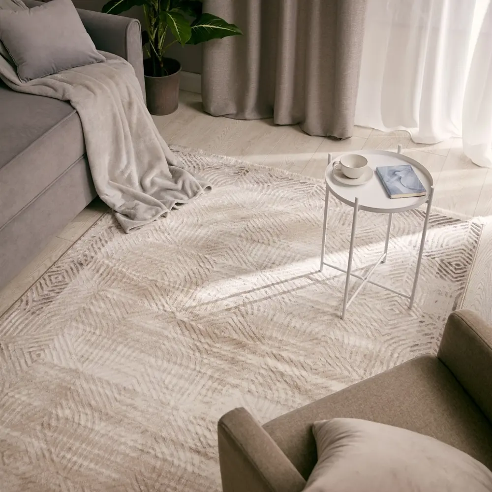 Ковер Santreyd Премиум бежевый 80x150 см для гостиной и детской 86372774 STLM-0068278 - Вид №5