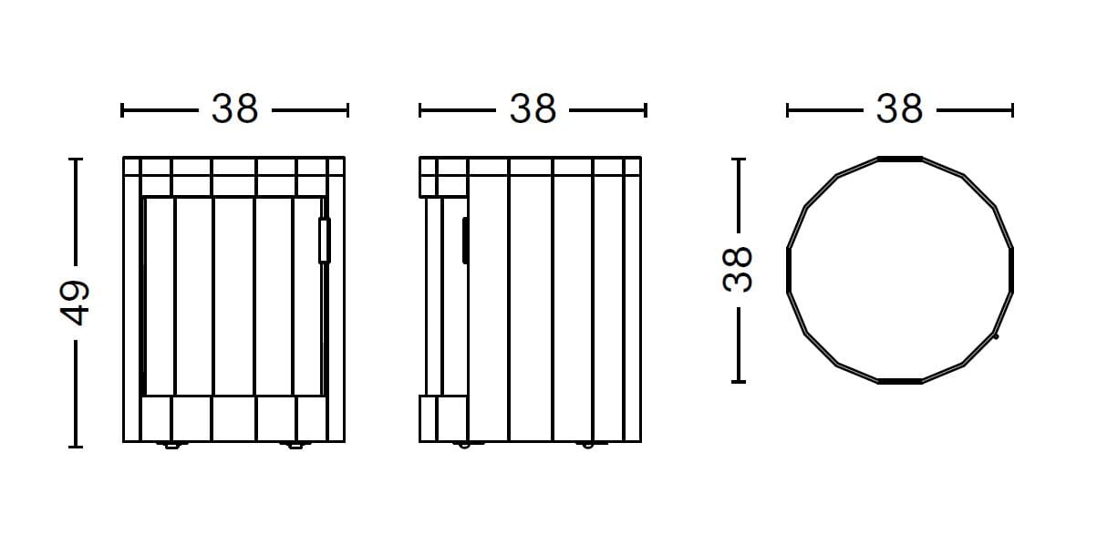 Шкаф / корпус ABS Hay FACET CABINET ARCH-00016572 - Вид №19