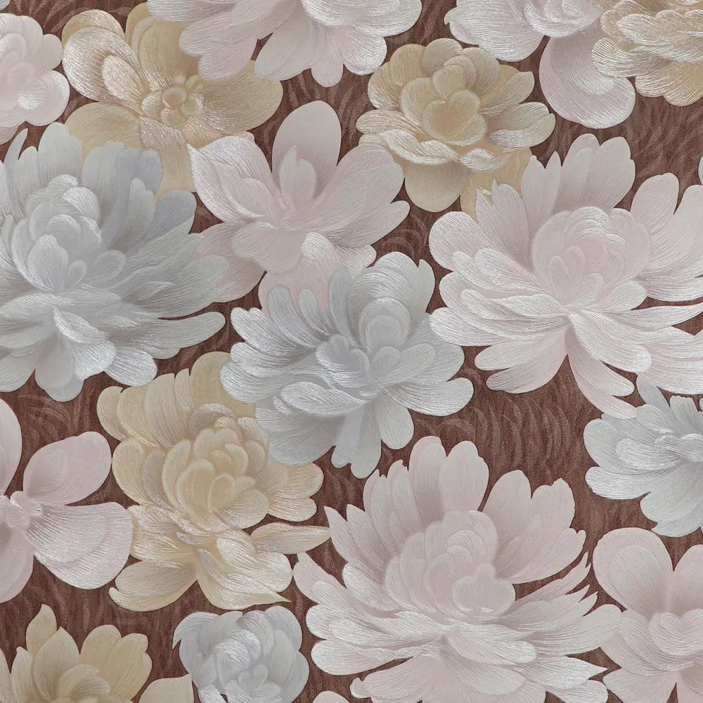 Обои бумажные Elysium Эстель коричневые 0.53 м 11644 STLM-2016564 - Вид №1