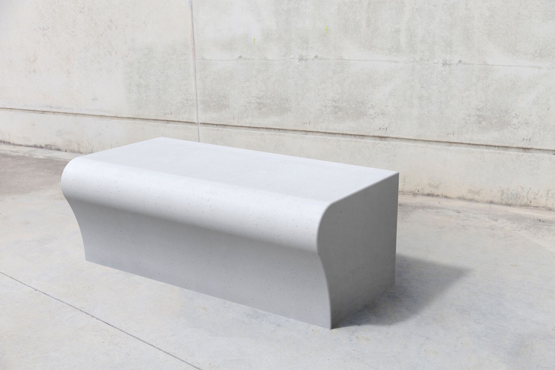 Модульная скамья из армированного волокном бетона без спинки SIT WAVE ARCH-00047338 - Вид №1