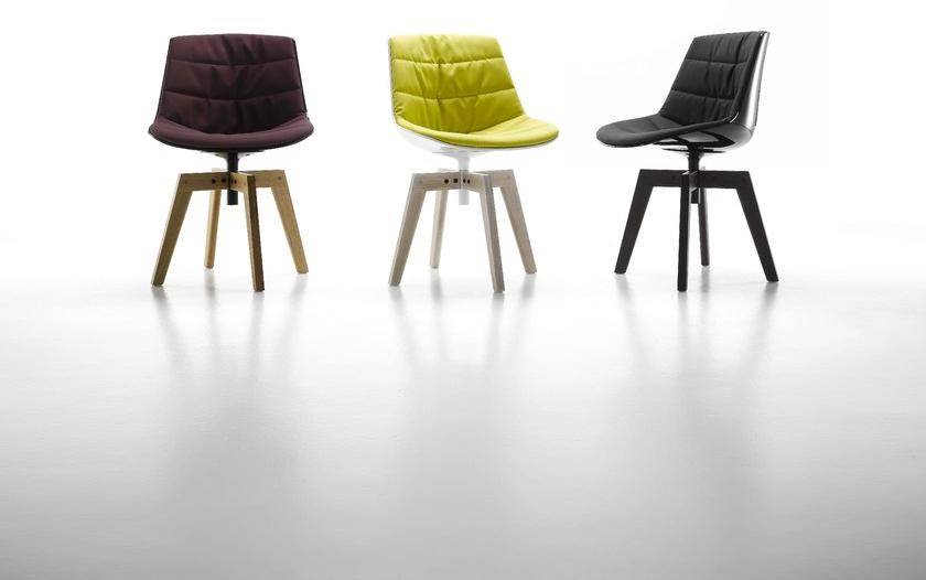 MDF Italia Мягкое вращающееся кресло на жердочке Flow sun-id-1454121 - Вид №2