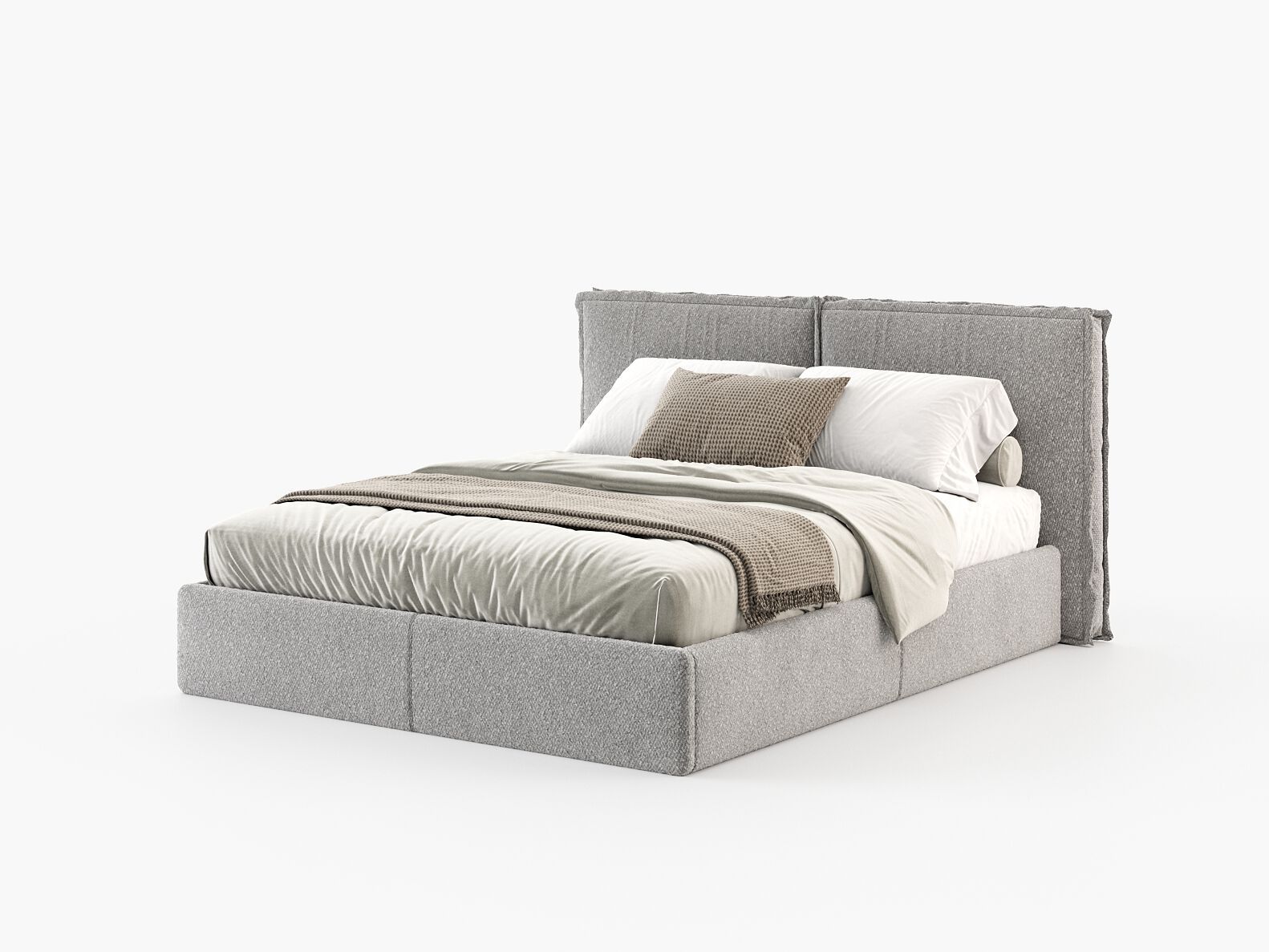 Двуспальная кровать с мягким изголовьем Laskasas LARISSA ARCH-00006022 - Вид №2