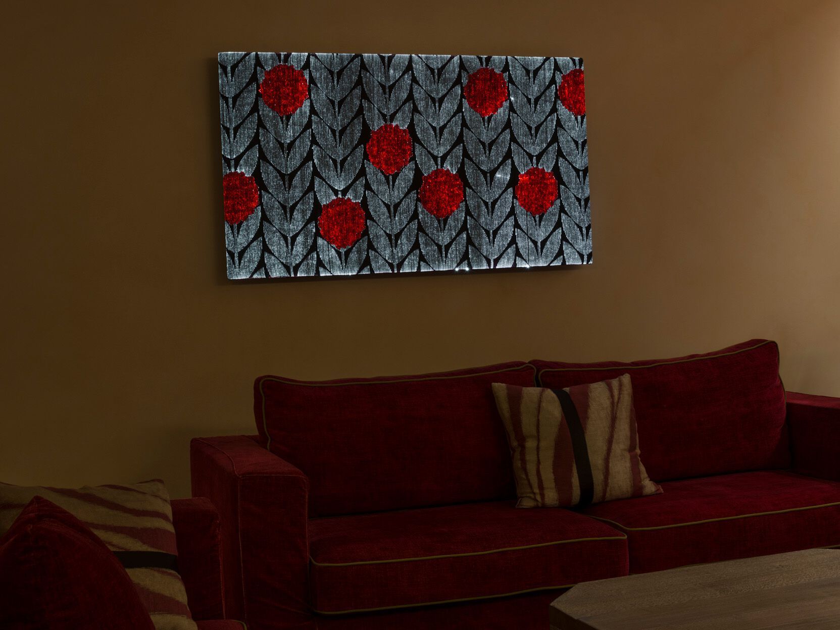 Световая декоративная панель из ткани с оптическим волокном DREAMLUX® Pannelli decorativi ARCH-00067399 - Вид №9