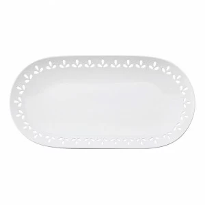 Блюдо фарфоровое овальное белое "Лилия" MAXWELL & WILLIAMS ЛИЛИЯ 00-3946361 Белый