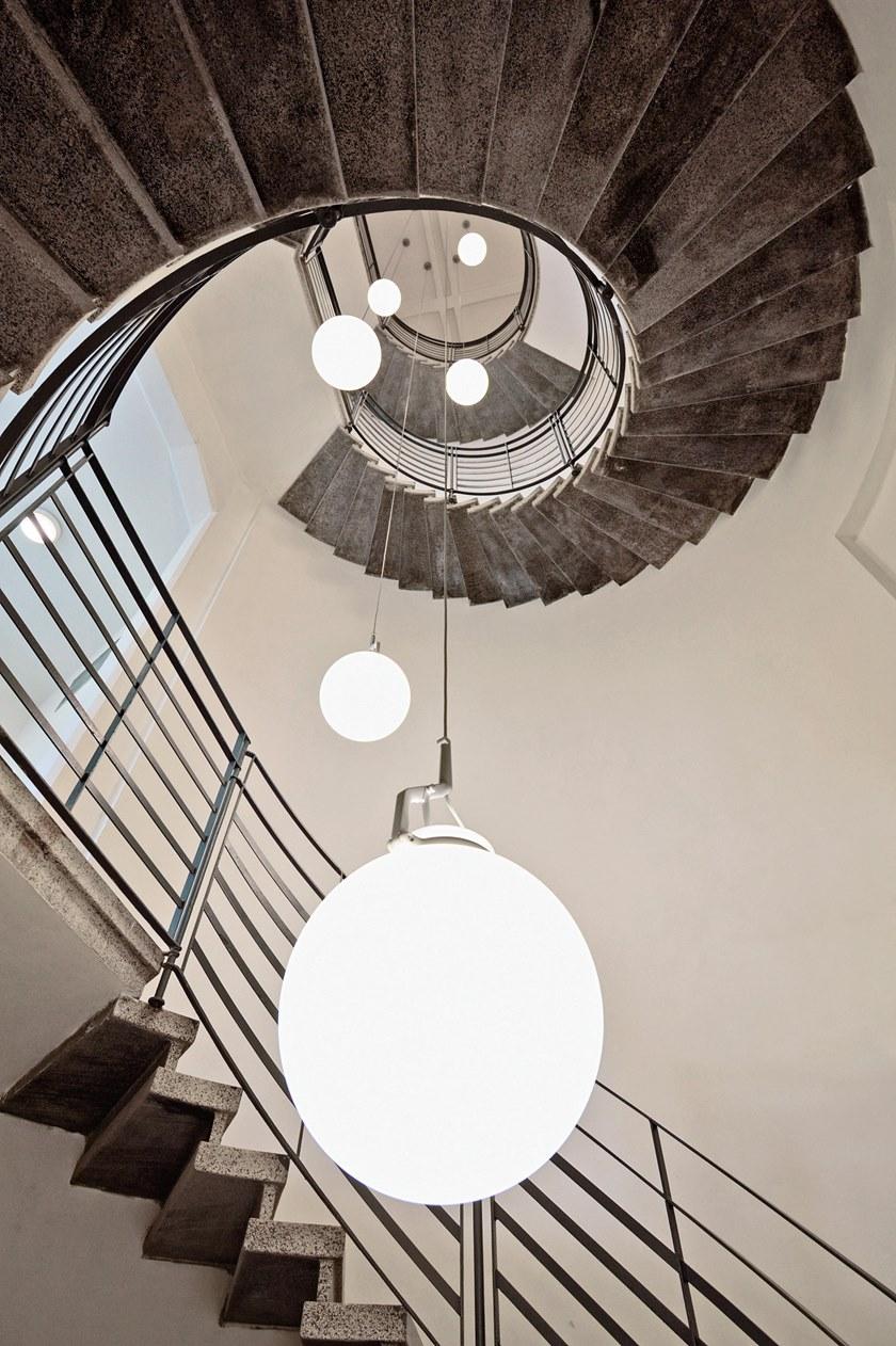 LUCEPLAN Led подвесной светильник с прямым светом из дутого стекла sun-id-1364604 - Вид №2