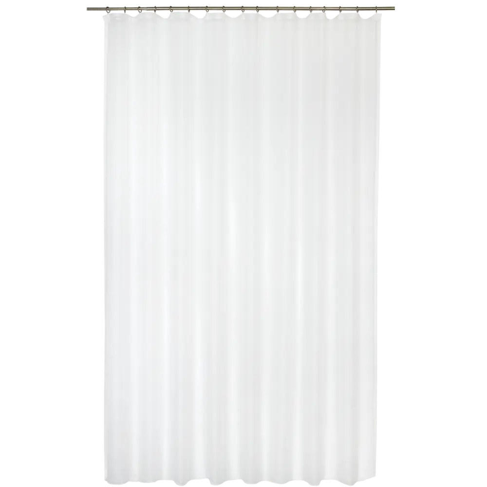 Тюль на ленте «Сетка» 250x280 см полиэстер однотон цвет белый GARDEN STLM-2083302