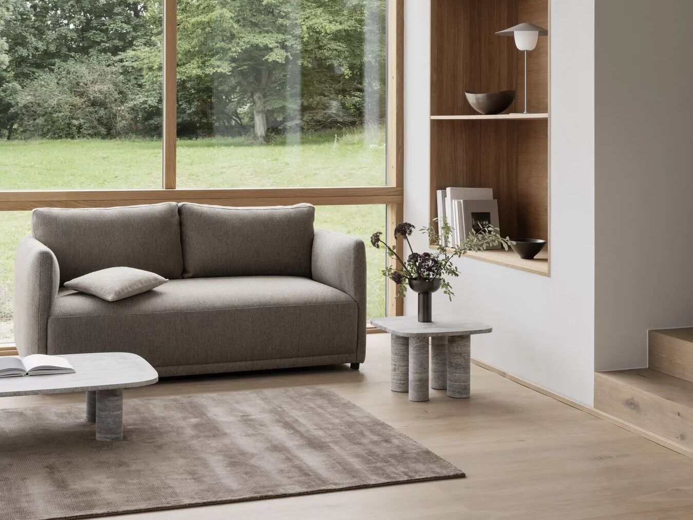 Квадратный журнальный столик из травертина blomus волос ARCH-00151770 - Вид №3