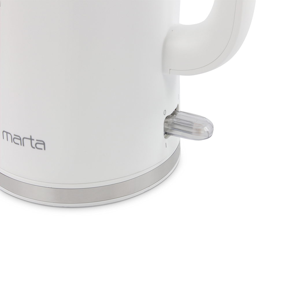 8195693 Электрочайник MARTA MT-4556 белый STDN-0073859 - Вид №5