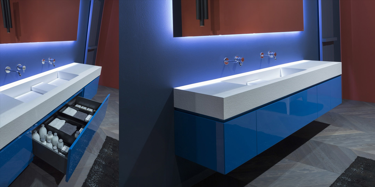 Комплект мебели №2 180 см Antonio Lupi LUNARIA Antoniolupi 2LUNARIA - Вид №1