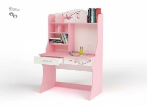 Стол с надстройкой ABC-KING Фея розовая