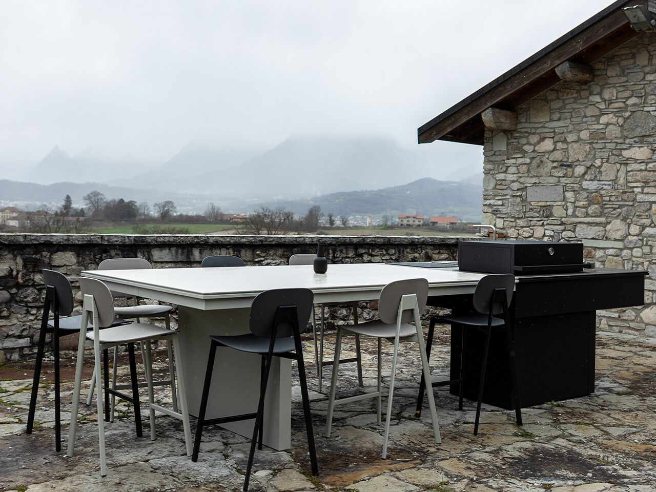 Праздничная кухня на открытом воздухе Fògher NOJARA ARCH-00052270 - Вид №2