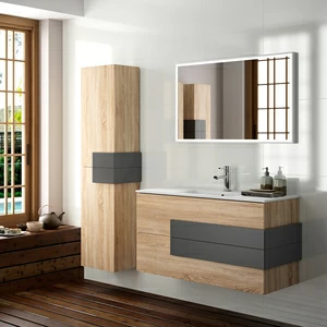 КОМПЛЕКТ МЕБЕЛИ CRONOS 80 СМ OAK/MATT ANTHRACITE