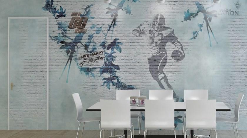 GLAMORA Виниловые обои под кирпич Traces sun-id-1437965 - Вид №1