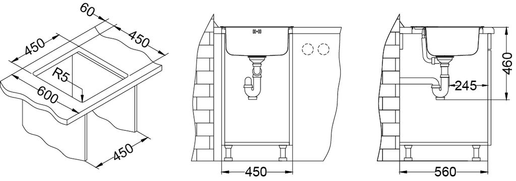 Мойка Alveus Basic 140 1100905 - Вид №2