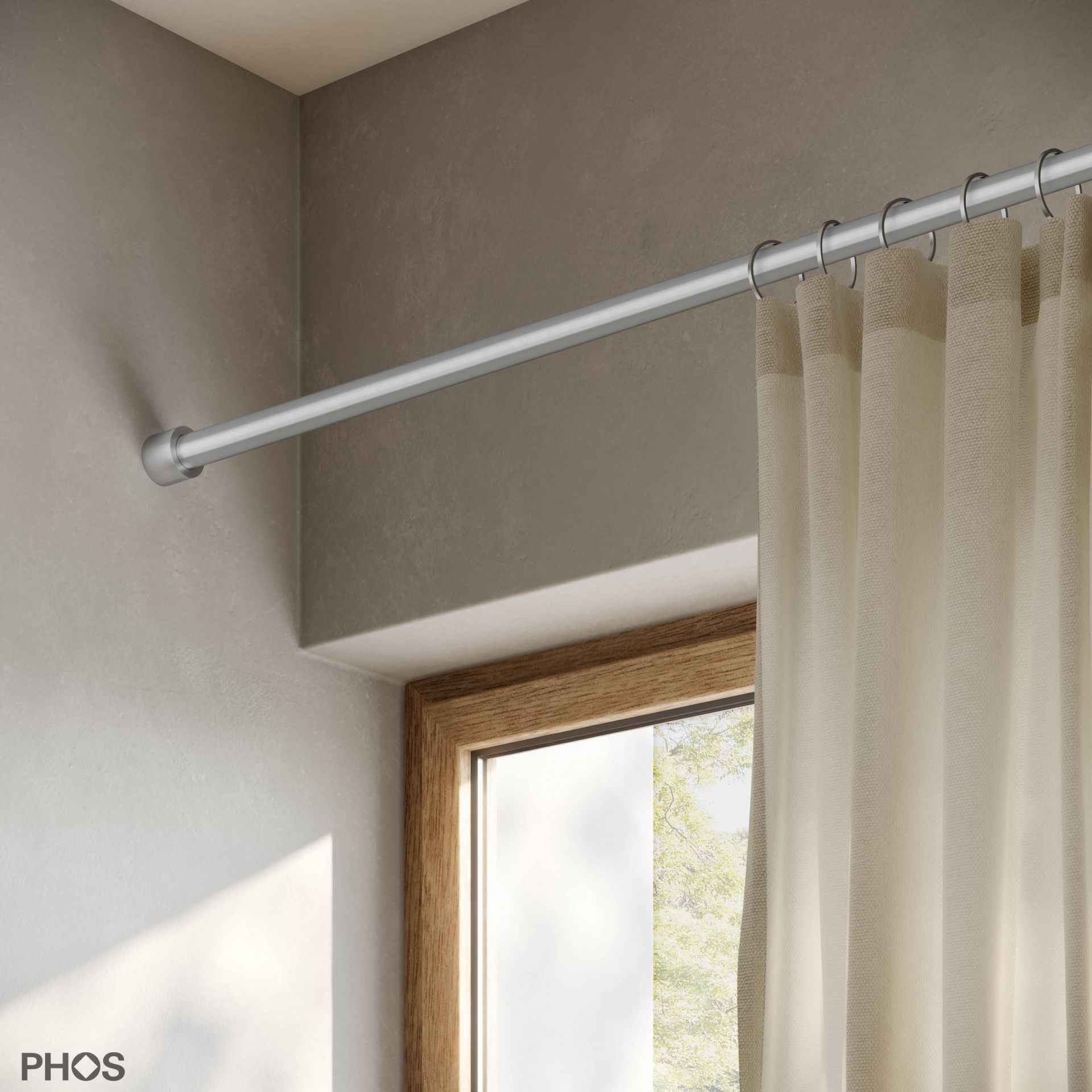 VSRN20-3 Карниз для ниши ø20 мм от 160 до 220 см - на заказ PHOS 