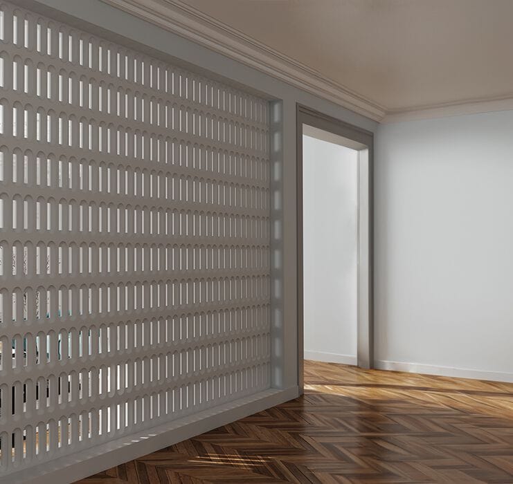 Screen Block in gesso mg12 Cobogo ARCH-00042120 - Вид №4