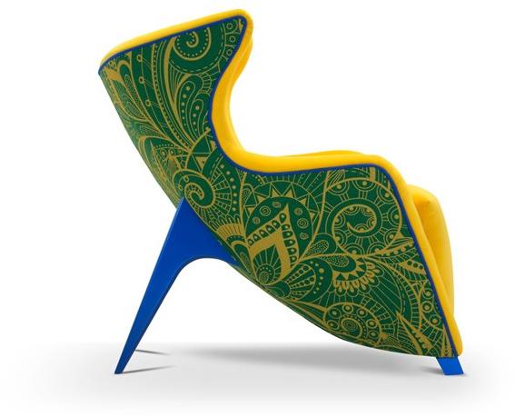 Adrenalina Кресло из ткани Gea sun-id-1473549 - Вид №2